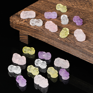 JD GEMS Vente en <span class=keywords><strong>gros</strong></span> <span class=keywords><strong>de</strong></span> perles irrégulières en améthyste naturelle Pixiu, pendentifs, pierres <span class=keywords><strong>de</strong></span> guérison pour la fabrication <span class=keywords><strong>de</strong></span> bijoux DIY, emballées en boîte - Product Image 1