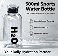 Bouteille d'eau en verre de qualité alimentaire avec couvercle, bouteille à boire en verre borosilicate transparent avec manchon en silicone, bouteille d'eau anti-fuite pour les voyages