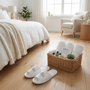 Pantuflas <span class=keywords><strong>de</strong></span> Lino Personalizadas con Logotipo para <span class=keywords><strong>Hotel</strong></span>, Pantuflas Desechables <span class=keywords><strong>de</strong></span> Punta Abierta, Pantuflas Suaves y Cómodas para Habitación <span class=keywords><strong>de</strong></span> Huéspedes, Uso en <span class=keywords><strong>Spa</strong></span> y Resort - Product Image 6