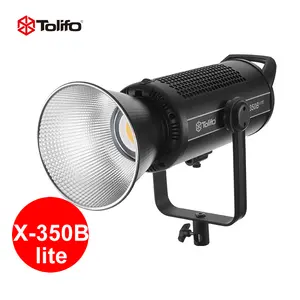 Tolifo X-350B Lite 350W yüksek güç 2700-6500K çift renkli LED COB Video işığı Elite stüdyo fotoğrafçılığı Film aydınlatma çözümü