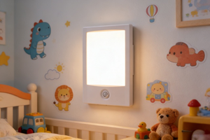 Applique Murale Moderne de Luxe Rechargeable à Détection de Mouvement, Design Carré Contemporain, Lumière LED Blanc Chaud 100 Lumens 2.3W pour la Maison - Product Image 3