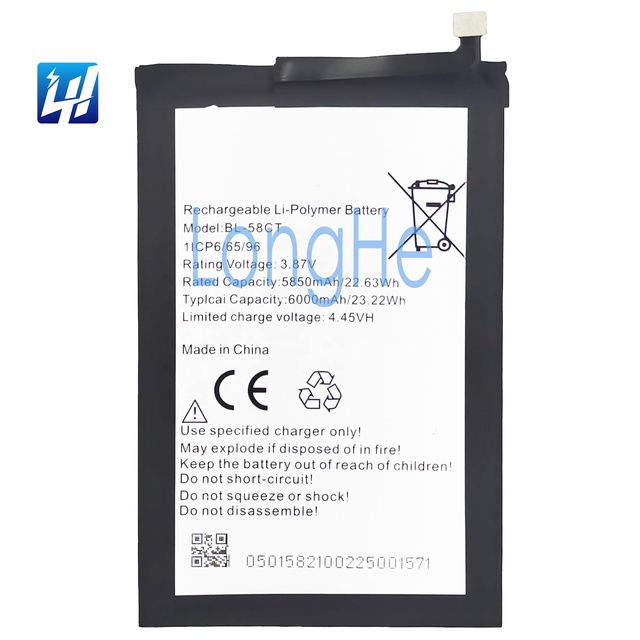BL-58CT Rechargeable Mobile Phone Battery for Tecno Spark 7 7T KF6
