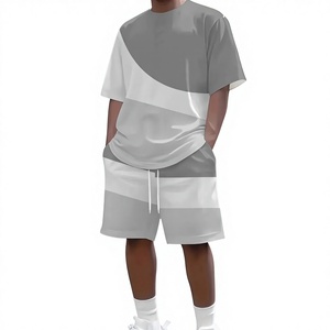Conjunto <span class=keywords><strong>de</strong></span> Camiseta <span class=keywords><strong>de</strong></span> Playa con Estampado Digital 3D <span class=keywords><strong>de</strong></span> Palmeras, Verano 2026, Informal, <span class=keywords><strong>para</strong></span> Hombre, Ecológico, 100% Poliéster - Product Image 1