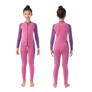 Wholesale/Sample Order Custom Children's 3.5mm Fleece-Lined CR Neoprene Waterproof Spearfishing <b>Wetsuit</b> Super Tight Fit All Q-02 - Product Image 6