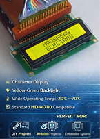 Werkseitig Dot Matrix COB Digital FSTN/FTN Monochrom MPU TFT LCD-Modul 16 X2 Zeichen bildschirm Blau/Schwarz/Rot/Grün I2C LCD