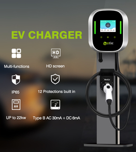 Stations de charge pour véhicules électriques 32A 3 phases Zencar Ev Pile de charge avec équilibrage de charge Wifi - Product Image 3