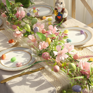 DAMAI <b>Easter</b> Vine Artificial Rattan <b>Ornament</b> Hanging Decoration Home Mall Garden Decor <b>Easter</b> Egg Vine Foam Material - Product Image 2