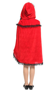 <span class=keywords><strong>Petit</strong></span> <span class=keywords><strong>chaperon</strong></span> <span class=keywords><strong>rouge</strong></span> Costume Halloween Fantasia déguisement fête conte de fées Cosplay tenue pour enfants - Product Image 5