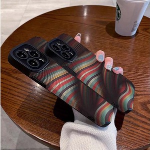 Belle couleur vague <span class=keywords><strong>ligne</strong></span> impression TPU cuir artificiel housse de téléphone portable pour Iphone 8 X Xr Xs <span class=keywords><strong>11</strong></span> 12 13 14 15 16 17 Pro Max - Product Image 6