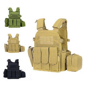 เสื้อกั๊กยุทธวิธีป้องกันส่วนบุคคลปรับได้สำหรับฝึกซ้อมกลางแจ้งโลโก้ออกแบบได้ตามต้องการ - Product Image 5