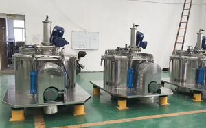 Profesyonel üç ayak manuel üst santrifüj rulman yüksek verimlilik 501-1000L/H kapasiteli Motor sürücü ayırıcı kimyasal için - Product Image 4