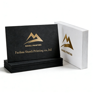 Cartes de visite personnalisées en gros, papier couché, cartes de visite imprimées avec logo en relief pour la promotion marketing des petites entreprises - Product Image 1