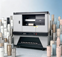 HANHUANG Printer Inkjet UV 4-Head Ricoh Gen6 untuk Kaca/Keramik/Logam, Kontrol Android, Konektivitas USB, Baru