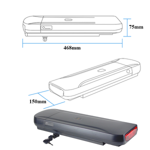 Versteckte Li-Ionen-Heck träger City Bike Batterie 36V 13AH 17.5AH 21AH für Telefunken Multi talent C750 RC657 RC890 Elektro fahrrad - Product Image 5