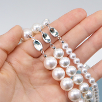 Fermoir en acier titane poli, fermoir à insertion dorée et argentée électroplaquée pour bracelet et collier, accessoires de bijoux DIY