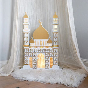 <span class=keywords><strong>Calendrier</strong></span> <span class=keywords><strong>de</strong></span> <span class=keywords><strong>l</strong></span>'<span class=keywords><strong>Avent</strong></span> en bois Ramadan 30 jours, nouveau design, boîte en bois avec LED, château en bois, <span class=keywords><strong>calendrier</strong></span> <span class=keywords><strong>de</strong></span> <span class=keywords><strong>l</strong></span>'<span class=keywords><strong>Avent</strong></span> Ramadan, décorations Ramadan les plus récentes - Product Image 4
