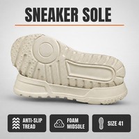 Semelles de chaussures de course pour hommes en matériau MD léger et antidérapant, écologiques, résistantes à l'eau, chaussures décontractées fonctionnelles et élégantes
