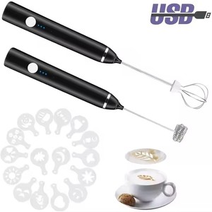 Mousseur à <span class=keywords><strong>lait</strong></span> réglable à trois vitesses Rechargeable par USB portable Dispositif en plastique sans fil coloré <span class=keywords><strong>pour</strong></span> un usage domestique - Product Image 6
