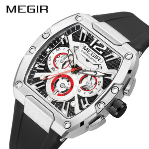 Nuevo reloj deportivo para hombre, resistente al agua, luminoso, con esfera grande, reloj de pulsera de cuarzo, modelo de venta al por mayor - Product Image 2