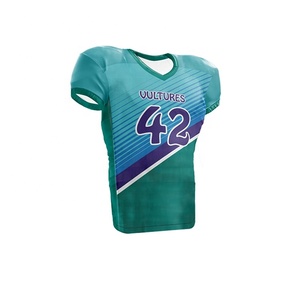 Custom Sticky Twill Player Nombres y Números College Football Game Costume Rugby League Jerseys - Product Image 4
