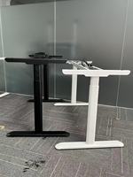 Pied de table de bureau moderne à double moteur, cadre en acier, table élévatrice, bureau informatique assis-debout, installation simple, Escritorio
