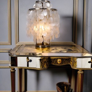 Chất lượng cao sang trọng Retro vỏ Châu Âu bảng đèn đám cưới Bảng trang trí trung tâm linh hoạt AC lãng mạn ấm áp nổi bật - Product Image 4