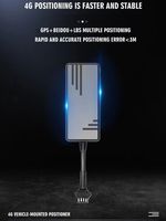 Rastreador GPS Global para Autos con Aplicación IOS, Colocación en el Tablero, 4G, Resistente al Agua, Almacenamiento en la Nube, Ángulo de Visión de 180° para Vehículos