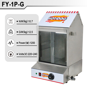 Vaporizador y Calentador Eléctrico Comercial de Salchichas de 1200W, de Acero Inoxidable, para Mostrador, Exhibidor de Salchichas para Tiendas de Conveniencia y Gasolineras - Product Image 3