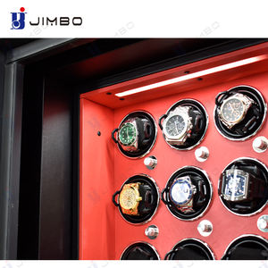 Homisafe Coffret <span class=keywords><strong>de</strong></span> sécurité automatique pour montres <span class=keywords><strong>de</strong></span> <span class=keywords><strong>luxe</strong></span>, coffre-fort à 12 emplacements, moteur silencieux, grande capacité, boîte <span class=keywords><strong>de</strong></span> sécurité pour bijoux, empreinte digitale - Product Image 6