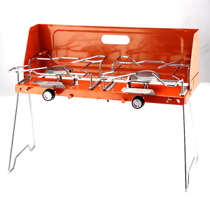 Estufa de Camping de Doble Quemador, Estufa de Gas para Exteriores, Estufa de Gas de Cassette para Exteriores con Múltiples Ollas, Estufa para Barbacoa - Product Image 5