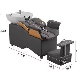 Barbershop Superior Shampoo Bed <b>Hair</b> Salon Dedicated Flush Bed <b>Hair</b> Salon <b>Massage</b> Half Bed Shampoo Chair - Product Image 3
