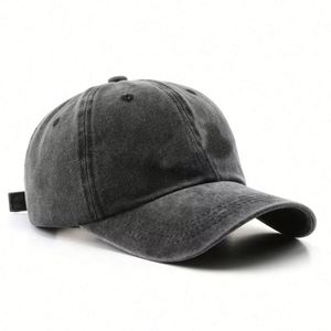 Gorra de Béisbol Unisex de Algodón Lavado, Estilo Vintage, Perfil Bajo, con Logotipo Bordado Personalizado, Gorras Deportivas - Product Image 4