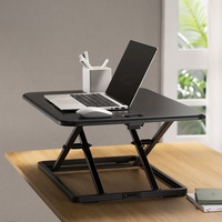 Station de travail ergonomique en forme de X pour bureau à domicile convertisseur de bureau d'ordinateur réglable table élévatrice pliable pour ordinateur portable sur pied