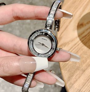2025 New Design Fashion Girls Watch with Flowing Water Diamonds and a Simple Custom Ladies' <b>Bracelet</b> - Product Image 6