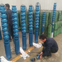 Chantier de construction durable de moteur de noyau de cuivre de pompe à eau submersible à haute pression actionné en usine