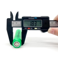 Baterai Lithium Ion 100% Original INR18650 25P 2500mAh 3.6V Isi Ulang, Tingkat Pengosongan 12C, Sel Baterai Silinder 25P 3.7V