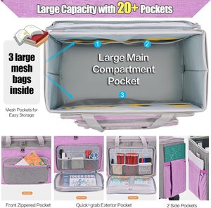 BSCI Custom Rolling Coser Machine <span class=keywords><strong>Ruedas</strong></span> caso Bolsa Rolling Craft Bolsas Profesor Bolsa <span class=keywords><strong>con</strong></span> <span class=keywords><strong>Ruedas</strong></span> - Product Image 4
