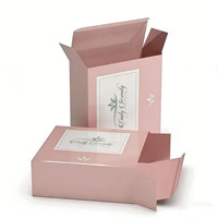 Boîte en papier artistique personnalisable avec dorure à chaud et fermeture magnétique pour l'emballage de savons et de produits de soin de la peau