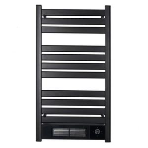 ราวแขวนผ้าเช็ดตัวไฟฟ้าติดผนังพร้อมพัดลมทำความร้อน PTC เครื่องทำความร้อนผ้าขนหนูอะลูมิเนียม เครื่องเป่าลมร้อนสำหรับห้องน้ำโรงแรม - Product Image 1