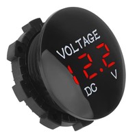 Moniteur de tension numérique LED 12V 24V, voltmètre, testeur de capacité de batterie