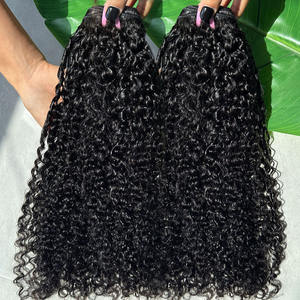 Venta al por mayor VPC Pixie Curly Double Drawn Top QualityCutticle Aligned Bundles Proveedor de cabello humano - Product Image 1