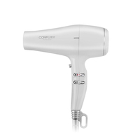 CONFU Sèche-cheveux électrique de haute qualité Souffleur de cheveux professionnel puissant ionique en plastique blanc AMERICAN