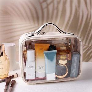 Trousse de toilette de voyage portable Offre Spéciale personnalisée Grande trousse <span class=keywords><strong>à</strong></span> cosmétiques transparente Trousse de maquillage pour femmes - Product Image 4
