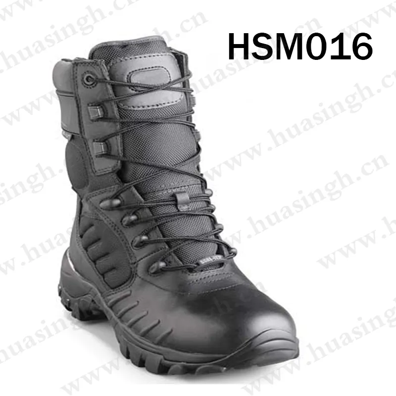 XC,รองเท้าบูทแนวยุทธวิธีกันน้ำเกรดดีจากฝรั่งเศส,รองเท้าป้องกันความปลอดภัย Gendarmerie น้ำหนักเบา HSM016