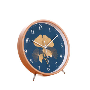 Chinese Style Table <b>Clock</b> Quartz Movement Circular Design Home Decoration Bedroom Living Room <b>Desk</b> <b>Clock</b> Creative Display - Product Image 3