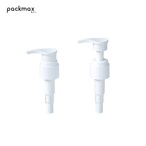 Small flat nozzle, built-in threaded switch, 32-tooth PP lotion pump head for conditioner, shampoo & <b>shower</b> <b>gel</b> - Product Image 2