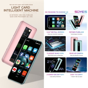 Vente chaude <span class=keywords><strong>2022</strong></span> <span class=keywords><strong>SOYES</strong></span> S10H Petit téléphone portable 3,46 pouces Déverrouillage facial Mini téléphones portables Double SIM 4G Téléphone mobile Android - Product Image 2