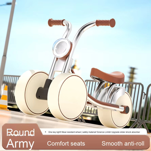 Scooter de tres ruedas para interiores y exteriores para niños, coche de juguete de equilibrio para bebés, triciclos de Pedal para niños pequeños producidos - Product Image 3