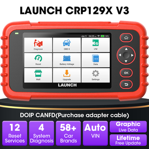 Lanzamiento de Tienda en Línea, Servicio Profesional de Mantenimiento Crp129x 3.0 12, Reinicio de ABS y A/F en <span class=keywords><strong>Máquina</strong></span> de Diagnóstico Automotriz para Autos - Product Image 2