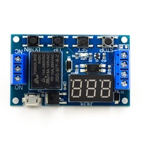 6-30V Module de relais interrupteur déclencheur temporisé Circuit temporisé Cycle de minuterie déclencheur réglable interrupteur OFF / ON Cycle de synchronisation pour